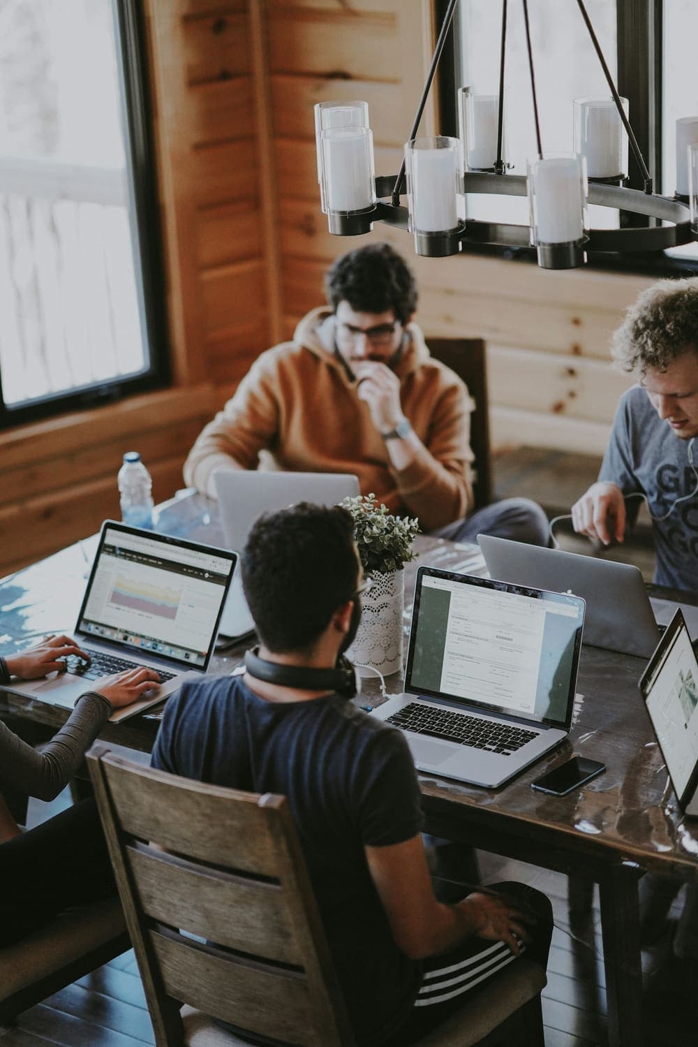 Consulting team in a working session