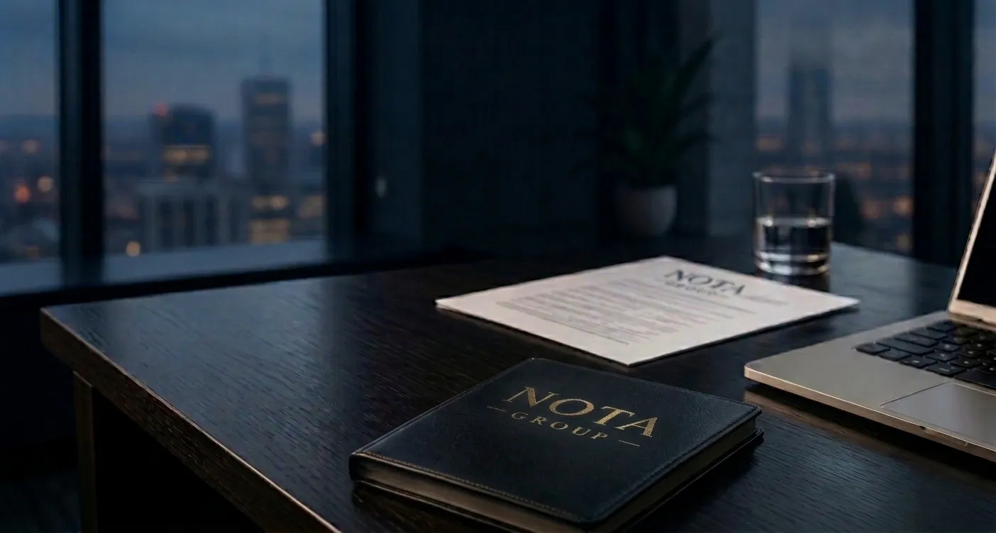 Tax advisory for investors — desk with a city view